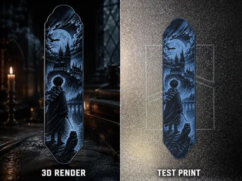 Accesorio de lectura: bookmark Harry Potter — referencia de MakerWorld