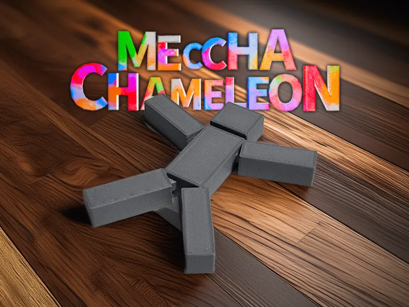 Meccha Chameleon Cube Figur
