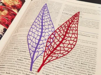 Delicate Leaf Bookmark