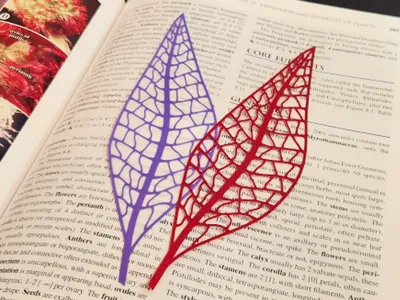 Delicate Leaf Bookmark