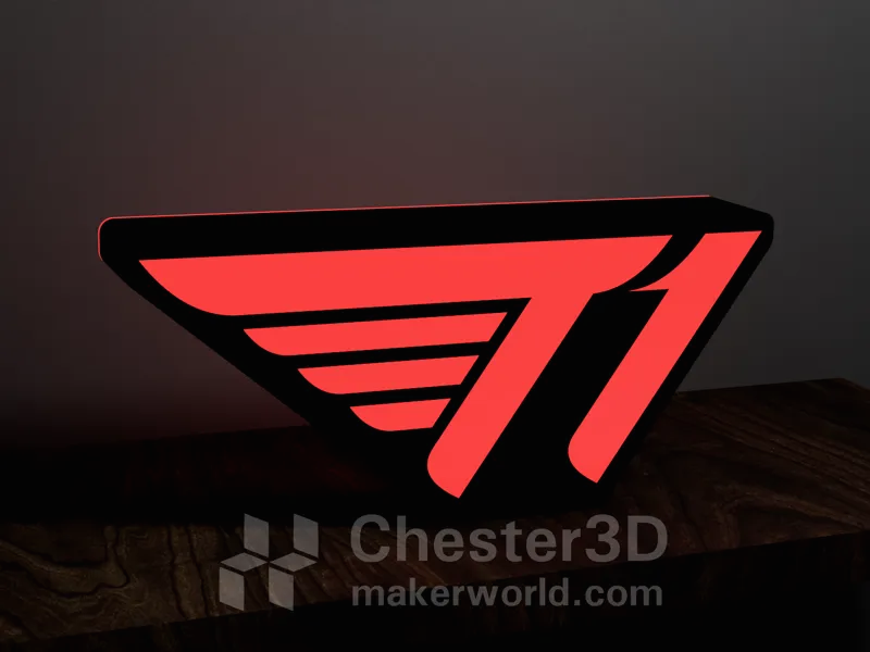 T1 LoL League of Legends LED Lamp