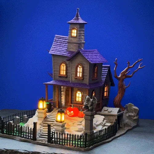 Haunted House — A Halloween Scene view 2