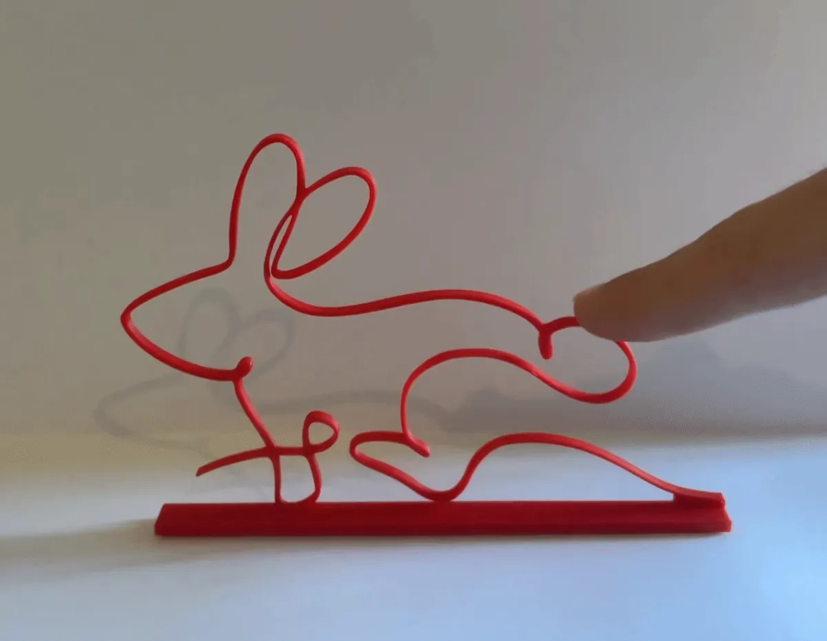Trophée lapin en ligne dynamique
