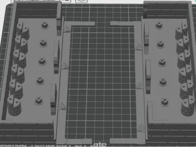 castle capture piece with holders