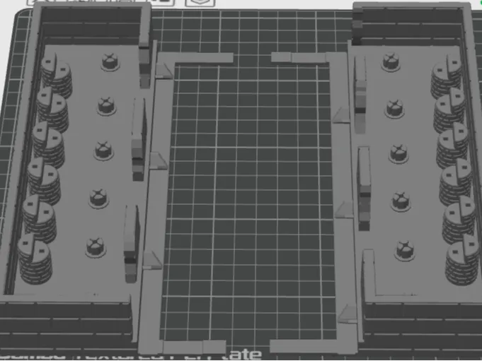 castle capture piece with holders