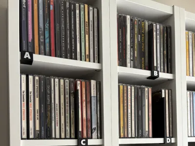 CD Organizer for IKEA GNEDBY