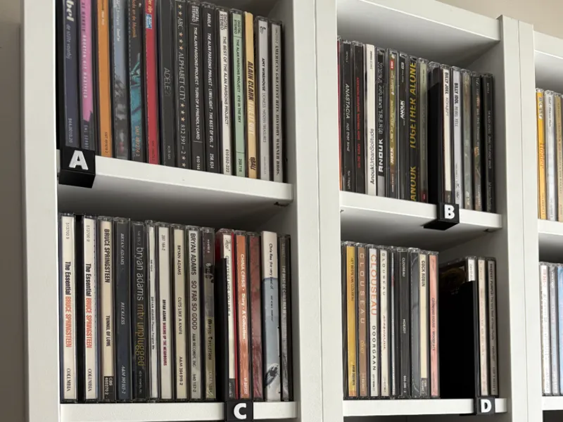 CD Organizer for IKEA GNEDBY