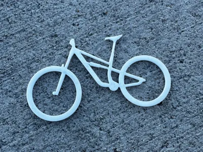 Mountain Bike Keychain