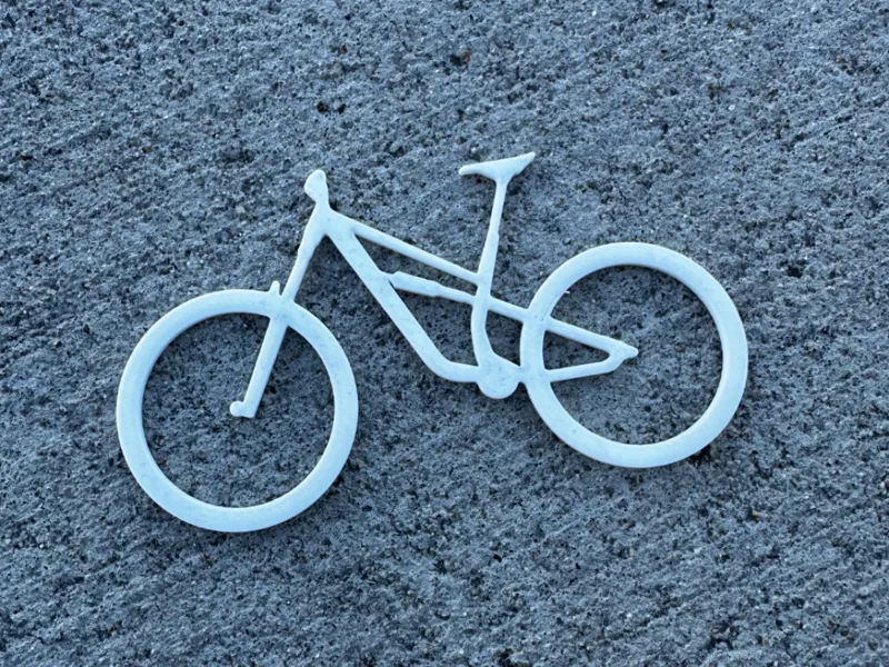 Mountain Bike Keychain