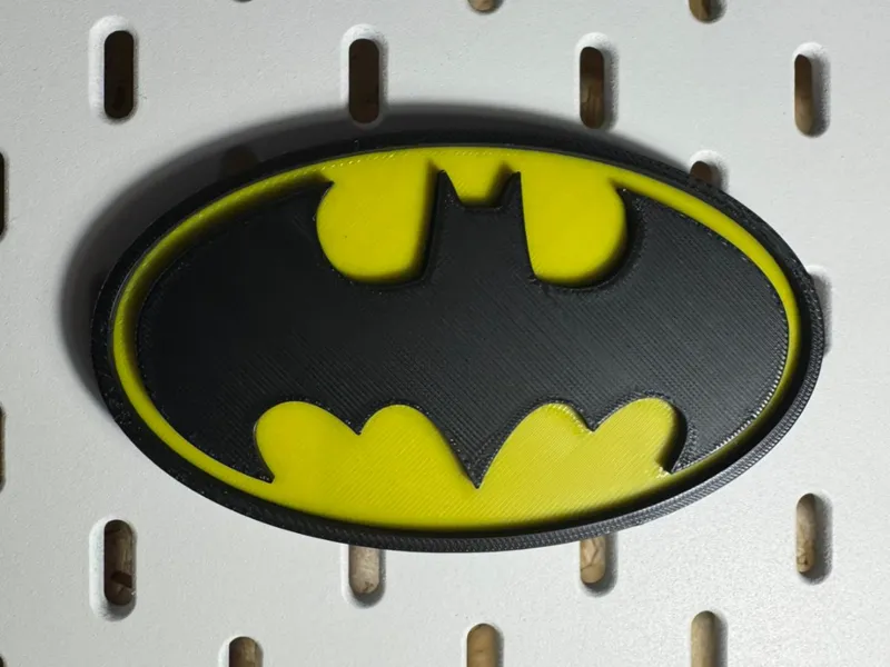 Batman Logo Wall Mount for IKEA SKÅDIS SKADIS