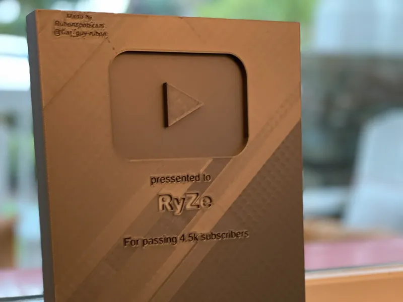 YouTube reward 100k subscriber