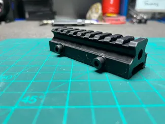 Picatinny rise 18mm height - 95 mm long