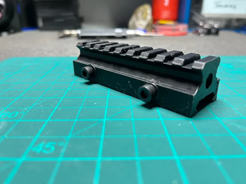 Picatinny rise 18mm height -  95 mm long