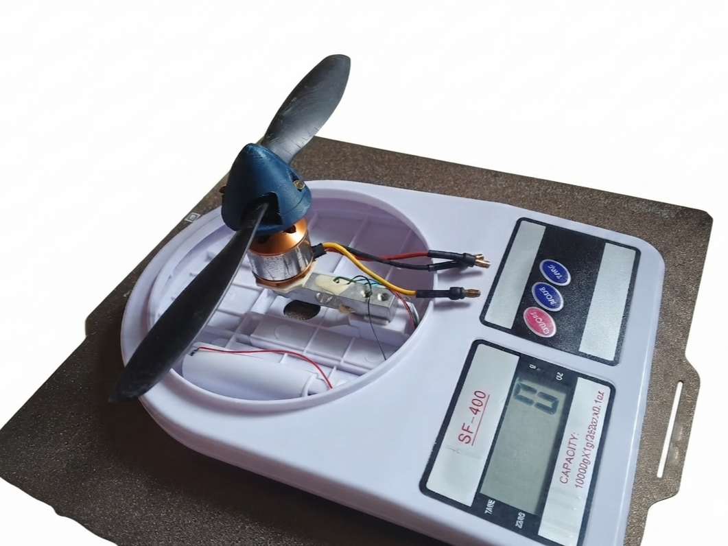 DIY Brushless Motor Thrust Tester