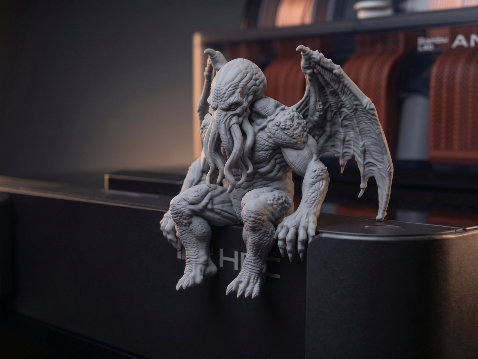 Sitting Cthulhu - A Great Old One