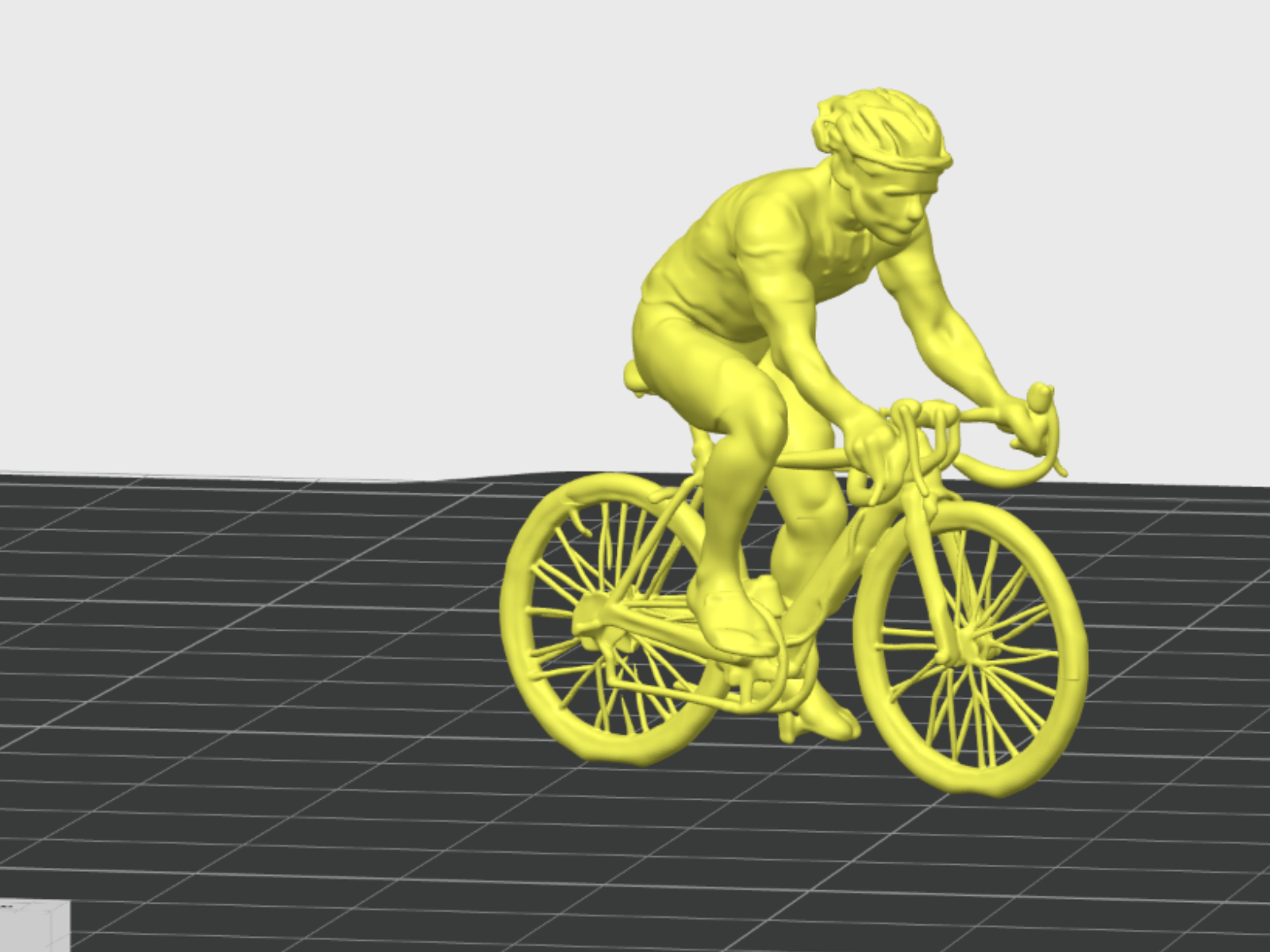 Cyclist in his Saddle