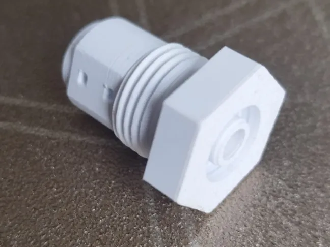 Pressure washer start stop screw