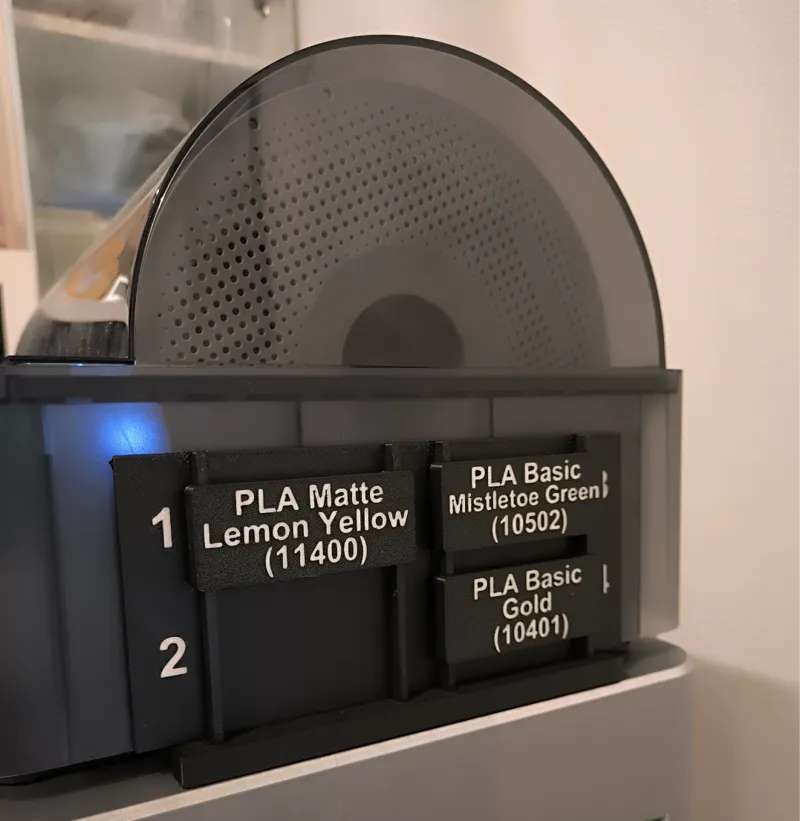 AMS Mount for Bambu Spool Labels