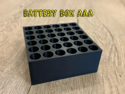 BATTERY BOX AAA / CONTENITORE PER PILE AAA