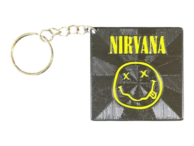 Nirvana NFC album keychain