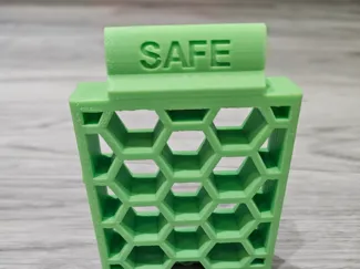 AICS Safety Mag With Cross Hair Logo