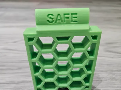 AICS Safety Mag With Cross Hair Logo