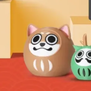 Dog Daruma