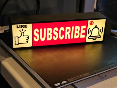 Like & Subscribe Lightbox
