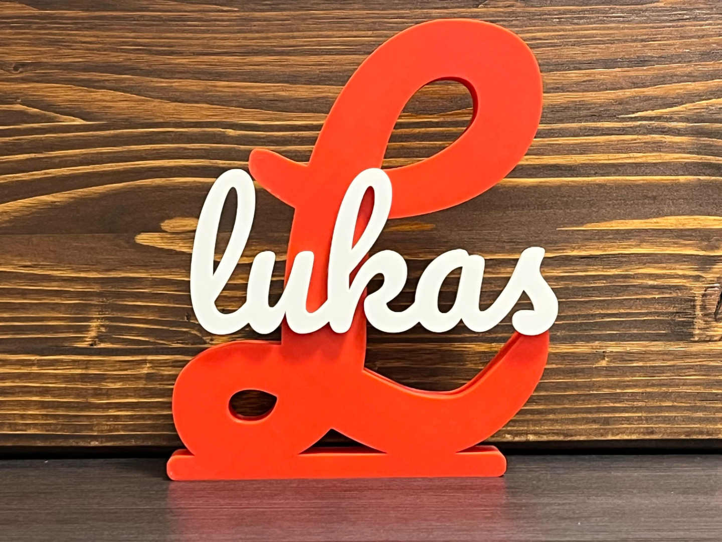 Customizable Initials & Name Stand