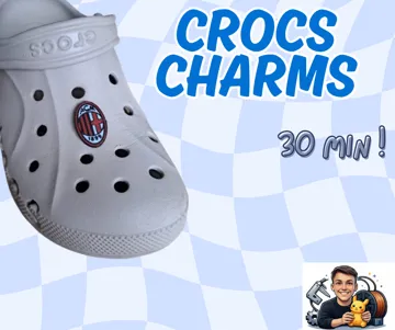 Accesorio para filamento: Crocs Charms Jibbitz AC Milan — vista de referencia 3