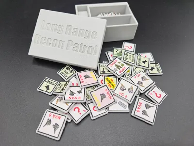 Long Range Recon Patrol wargame counter bases /box