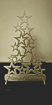 Sapin de Noël en étoiles — photo 3