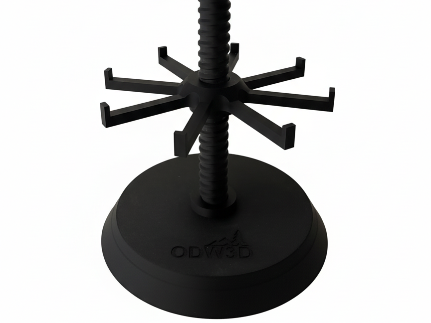 Modular Rotating Display Stand for Keychains 