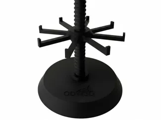 Modular Rotating Display Stand for Keychains 