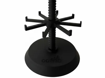 Modular Rotating Display Stand for Keychains 