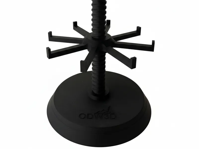 Modular Rotating Display Stand for Keychains 