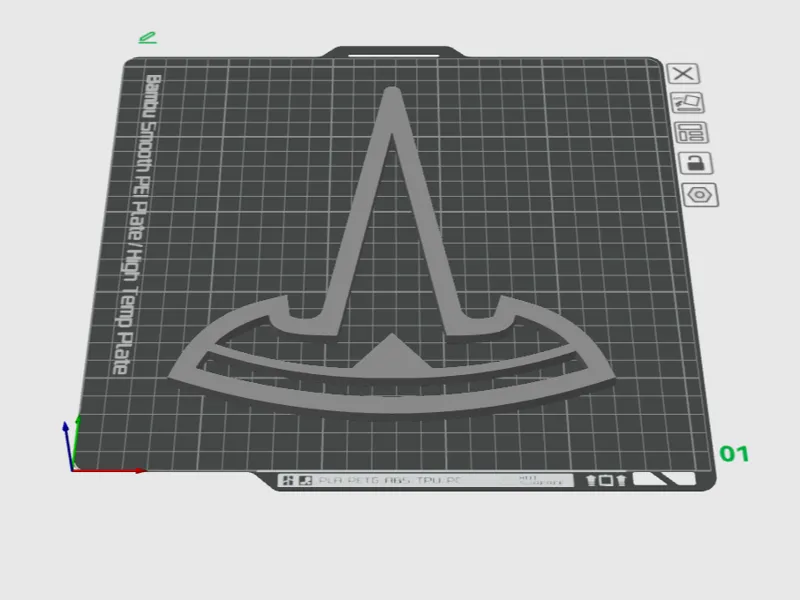 tesla logo stencil