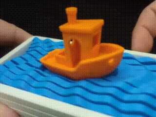 Benchy's Wave Machine Automaton