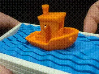 Benchy's Wave Machine Automaton view 2