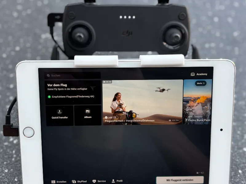 Halterung iPad mini 4 für DJI Mini Drohne