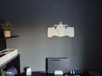 f1 2026 car wall art frontview