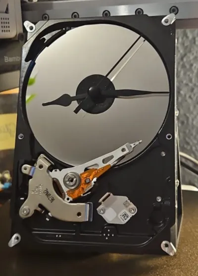 Hard Drive Clock