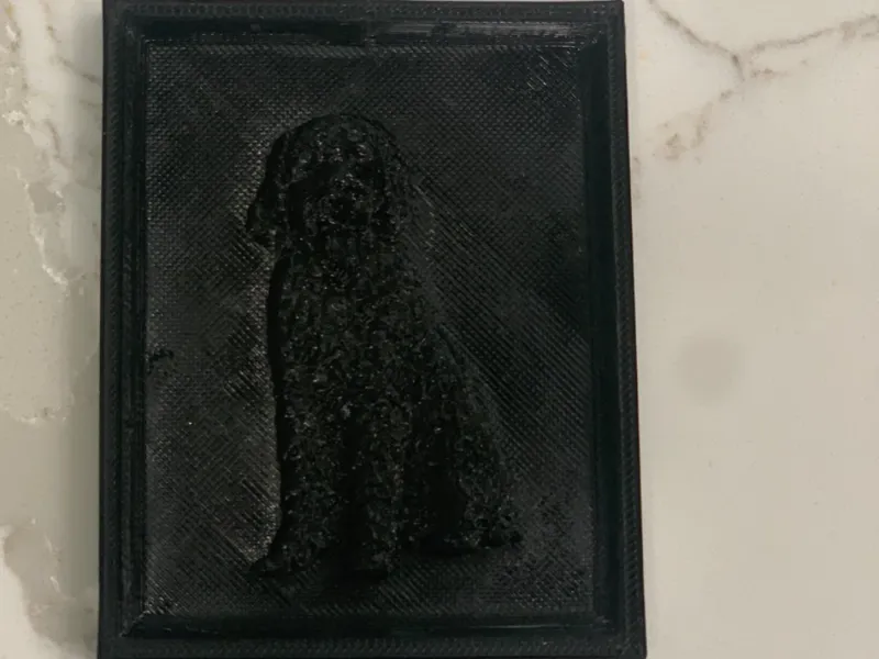 Golden Doodle Sculpture