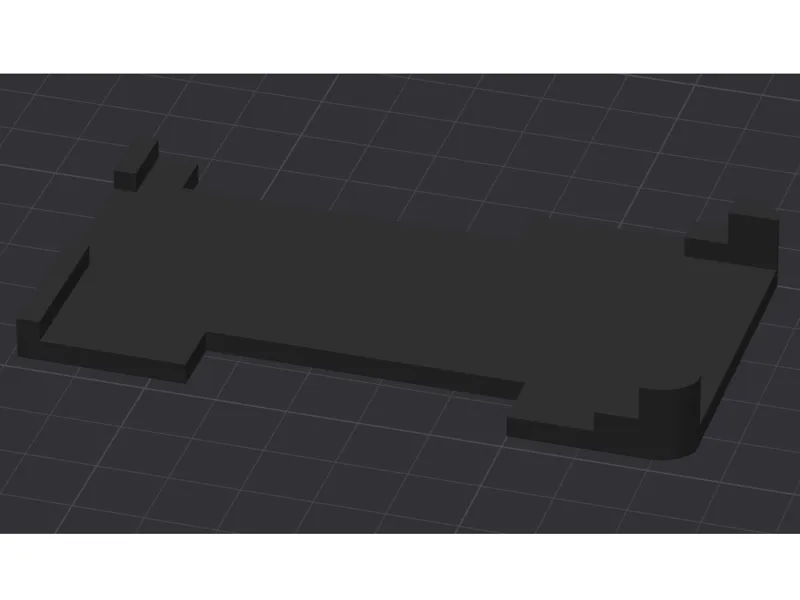 XTouch Side Mount P1S Dual Screen - back panel