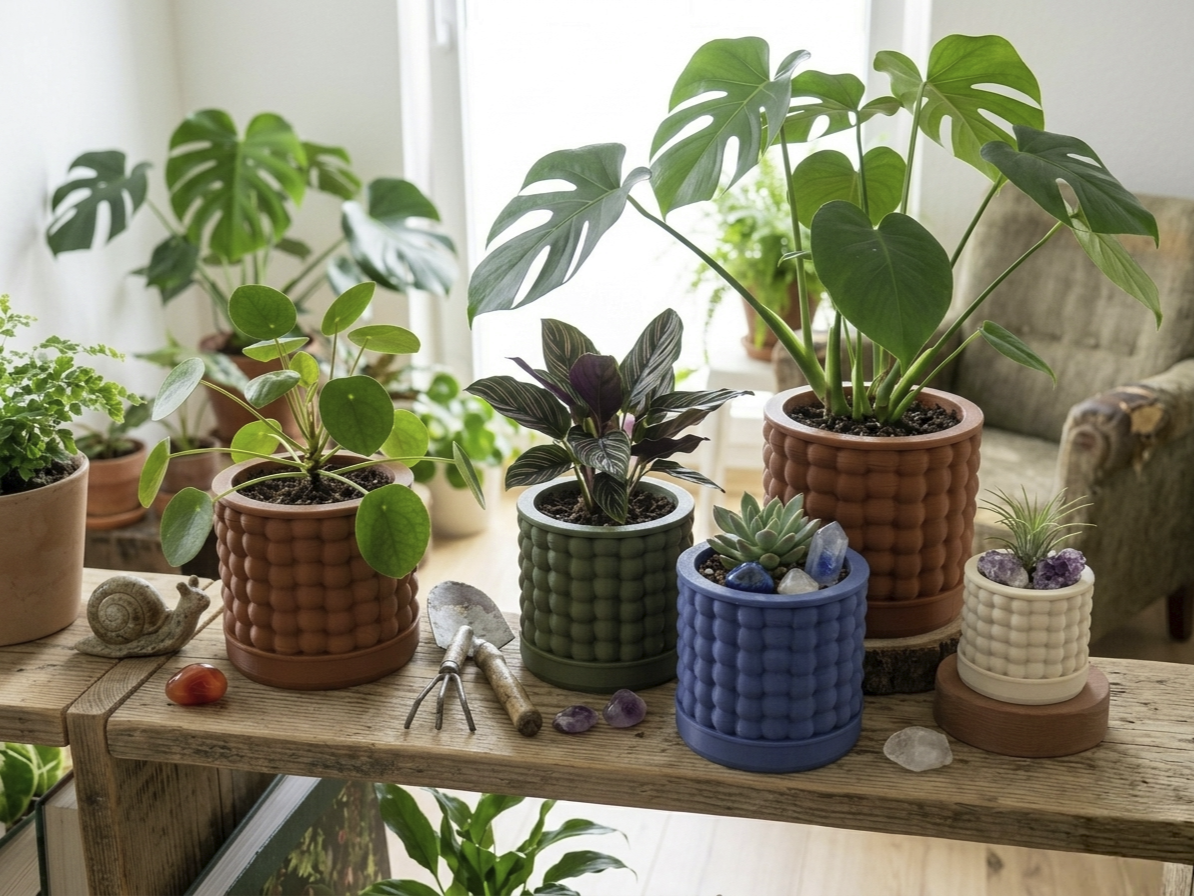 Orb Collection – Modern Plant Pot with Drainage