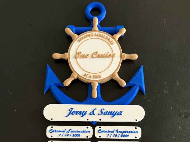 Cruise Cabin Door Anchor - Customizable