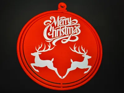 Christmas Ornaments Deer NO AMS with pause