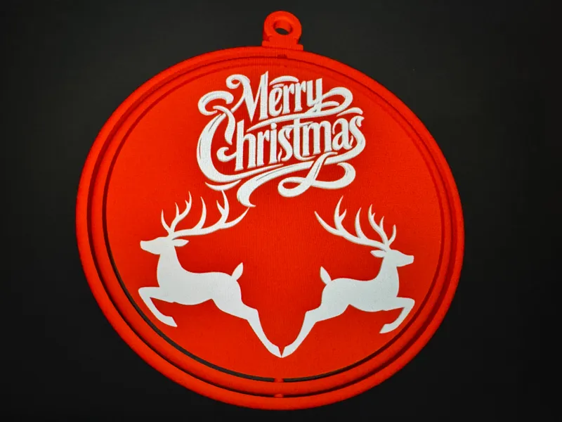 Christmas Ornaments Deer NO AMS with pause