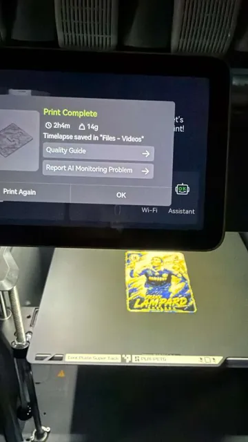 Accesorio de iluminación decorativa: Frank Lampard Legend Card — vista de referencia 4