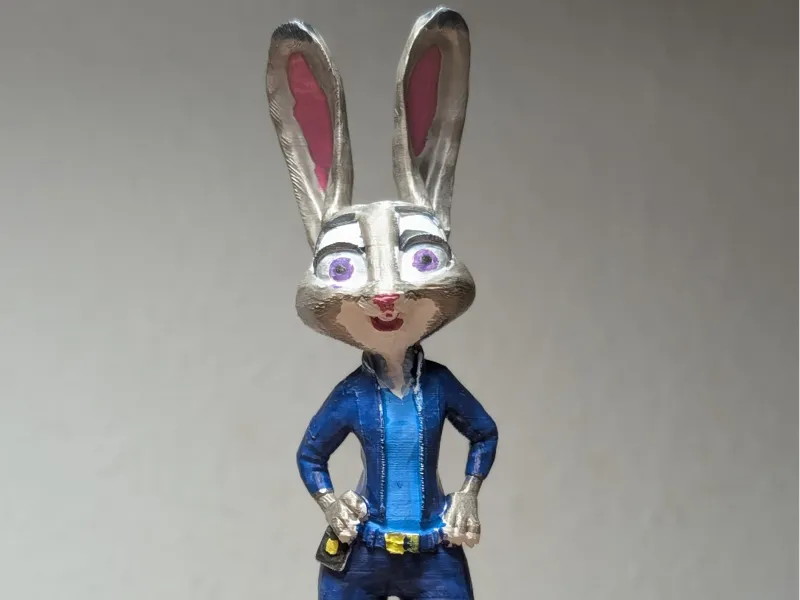 Judy Hopps - 3D Coloring Statue (Zootopia)